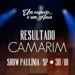 Lista de sorteados camarim Paulínia, 30/10